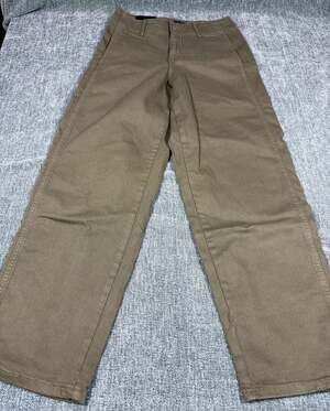 Banana Republic High-Rise Straight Fit Petite Pants Size 25/0 Olive Green